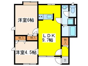 エクセレントハイツの物件間取画像